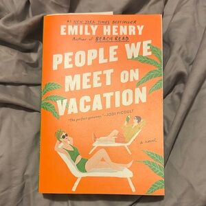 'People We Meet on Vacation' Book - Orange Cover